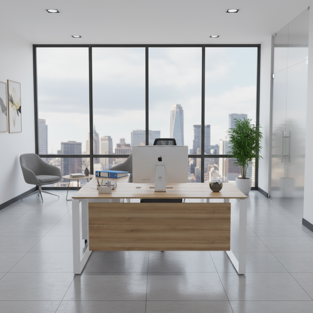 Trilliant L-Shaped Executive Desk